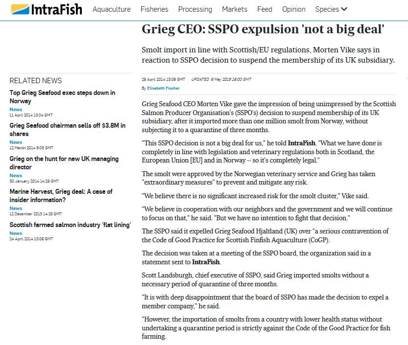 Salmondemic blog July 2021 #48 Intrafish SSPO