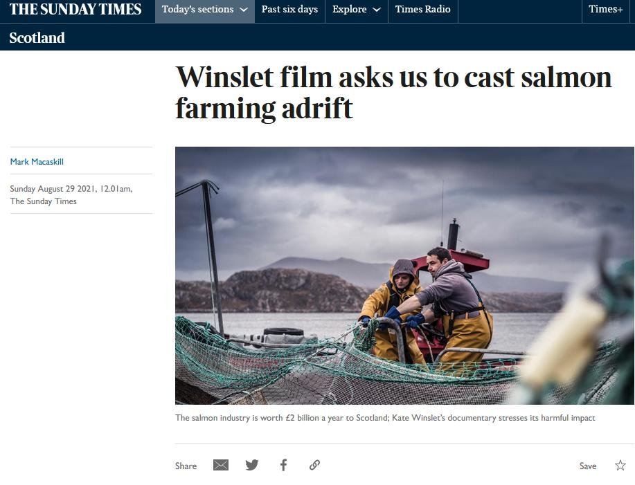 Sunday Times 29 Aug 2021 Winslet film #1