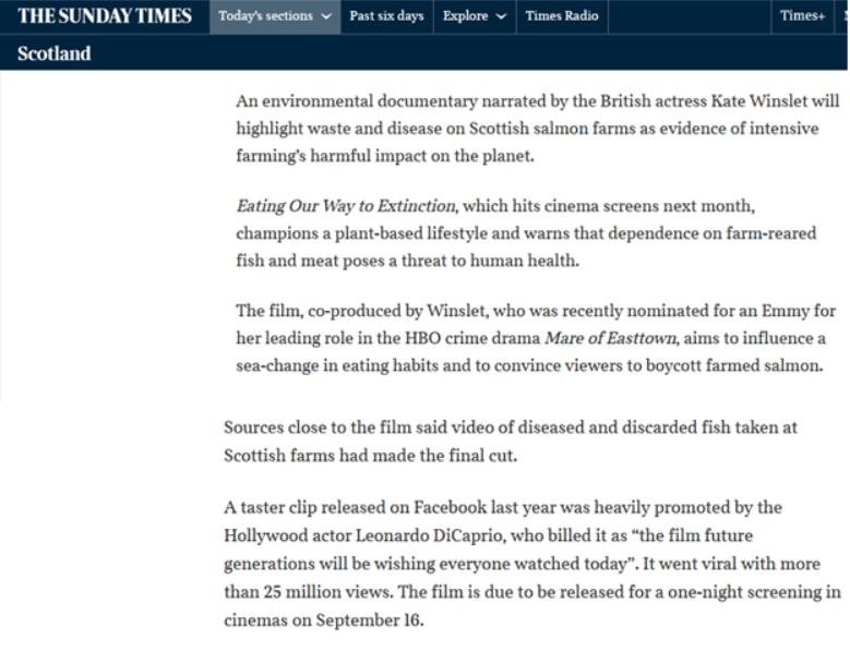 Sunday Times 29 Aug 2021 Winslet film #2