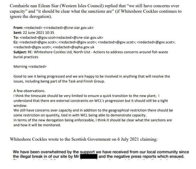 Whiteshore FOI SG Aug 2021 Media Backgrounder #3
