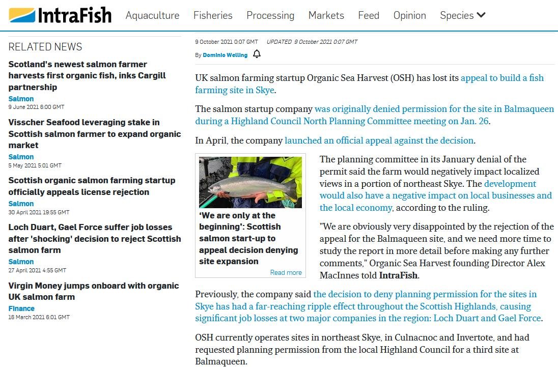 Balmaqueen refusal 7 October 2021 #11 Intrafish