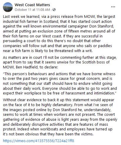 West Coast Matters Ewan 11 Oct 2021 #1