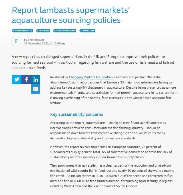 Changing Markets Floundering Nov 2021 Fish Site #1