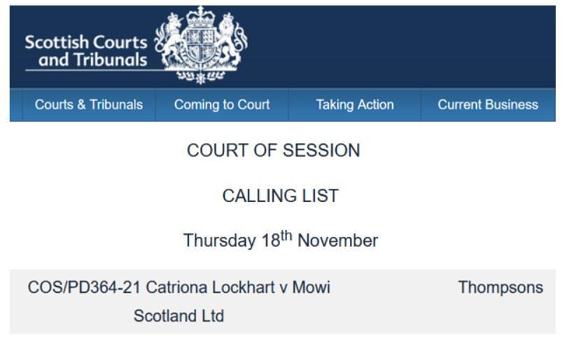 Catriona Lockhart blog Nov 2021 '#1