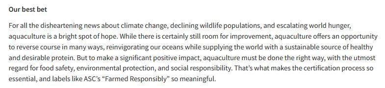 Seafood Source five myths sustainable #5 Seafood Source five myths sustainable #5