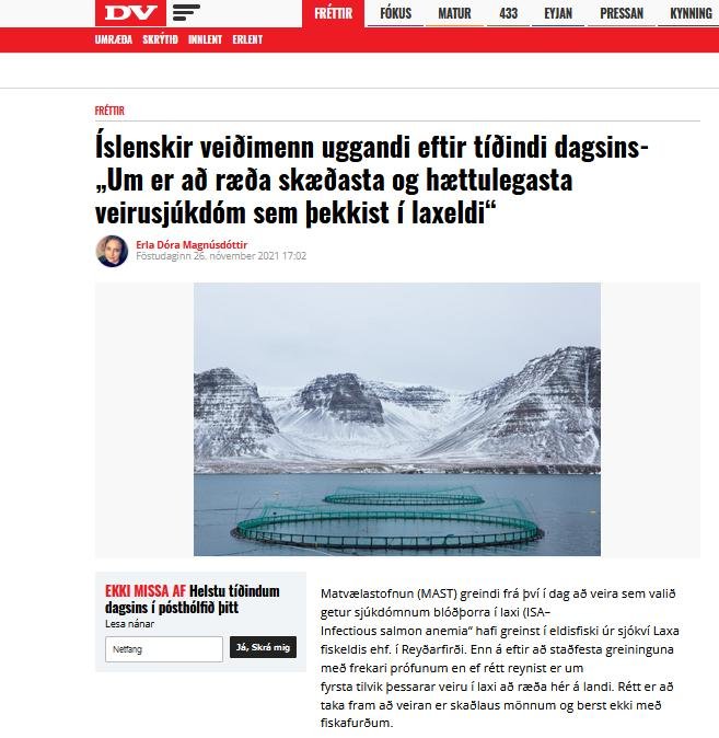 Iceland News on ISA #1 Iceland News on ISA #1