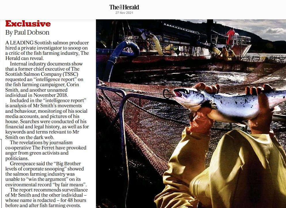 Herald on snooping 27 Nov 2021 newspaper version #2