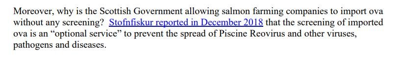 Letter to Scottish Ministers re ISA in Iceland 2 December 2021 #6 Letter to Scottish Ministers re ISA in Iceland 2 December 2021 #6