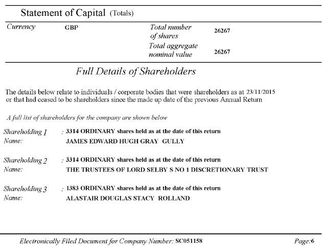 Kames companies house #2