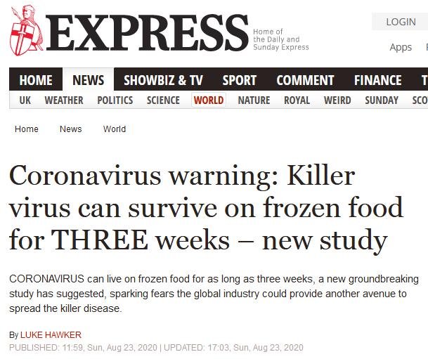 Frozen Coronavirus blog #10 Frozen Coronavirus blog #10