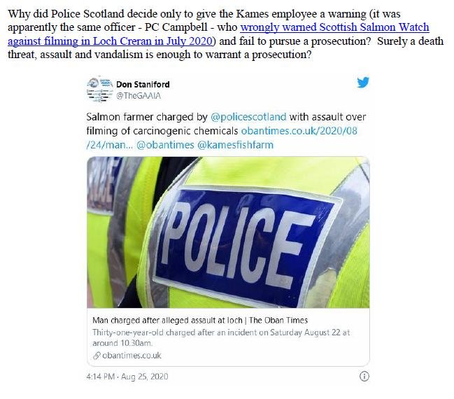 Letter to Police Scotland 23 Oct 2020 #4