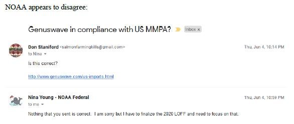 Genuswave MMPA compliance #2