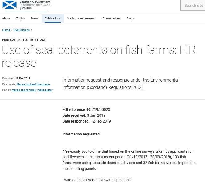 FOI SG seal deterrents Feb 2019 #1