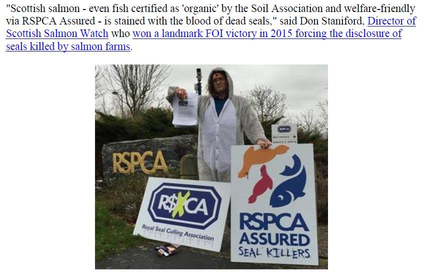 PR Illegal Killing of Seals by Scottish Salmon Farms 25 Feb 2021 #8 Don quote