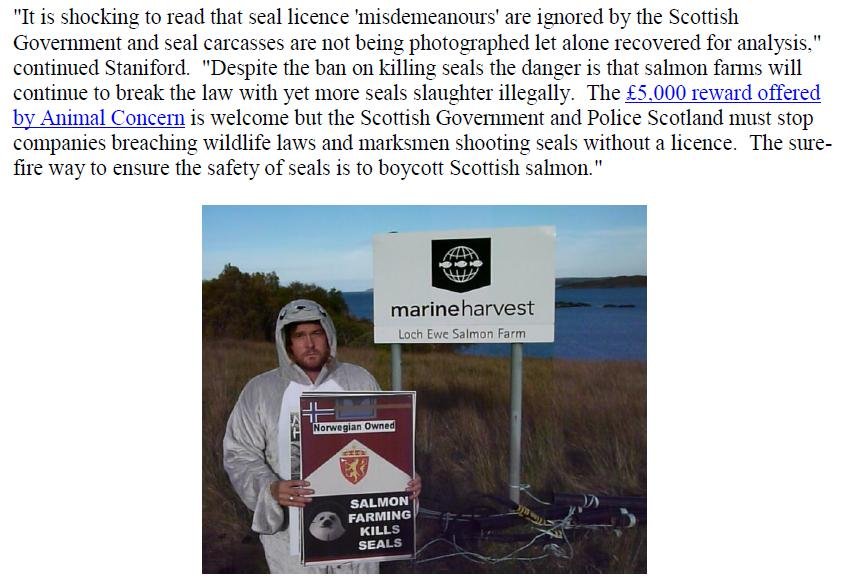PR Illegal Killing of Seals by Scottish Salmon Farms 25 Feb 2021 #10 Don quote