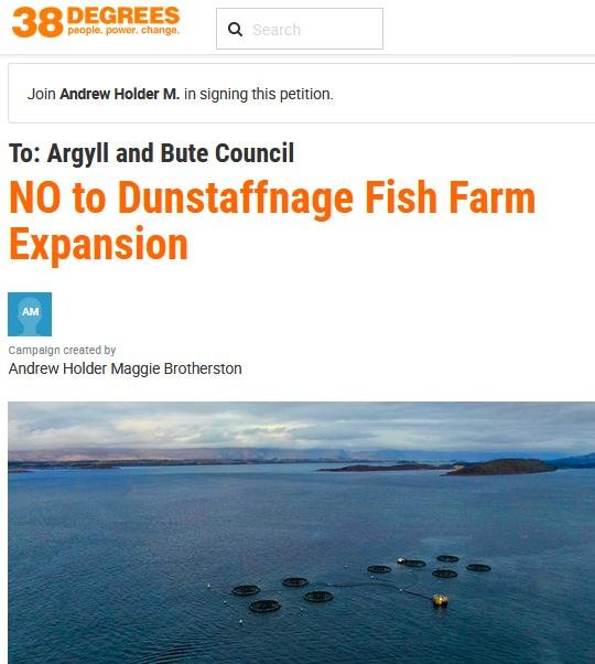Dunstaffnage blog #7 petition