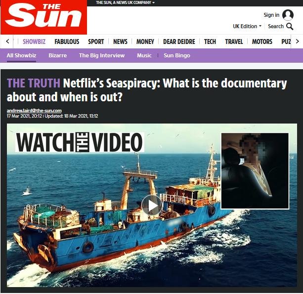 Seaspiracy Sun 17 March 2021