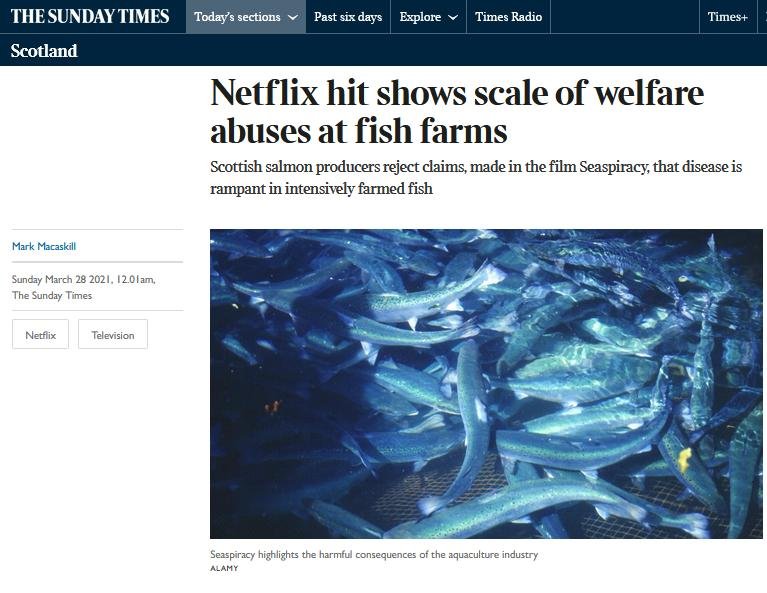 Sunday Times on Seaspiracy 28 March 2021 #1