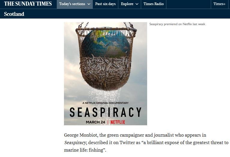 Sunday Times on Seaspiracy 28 March 2021 #5