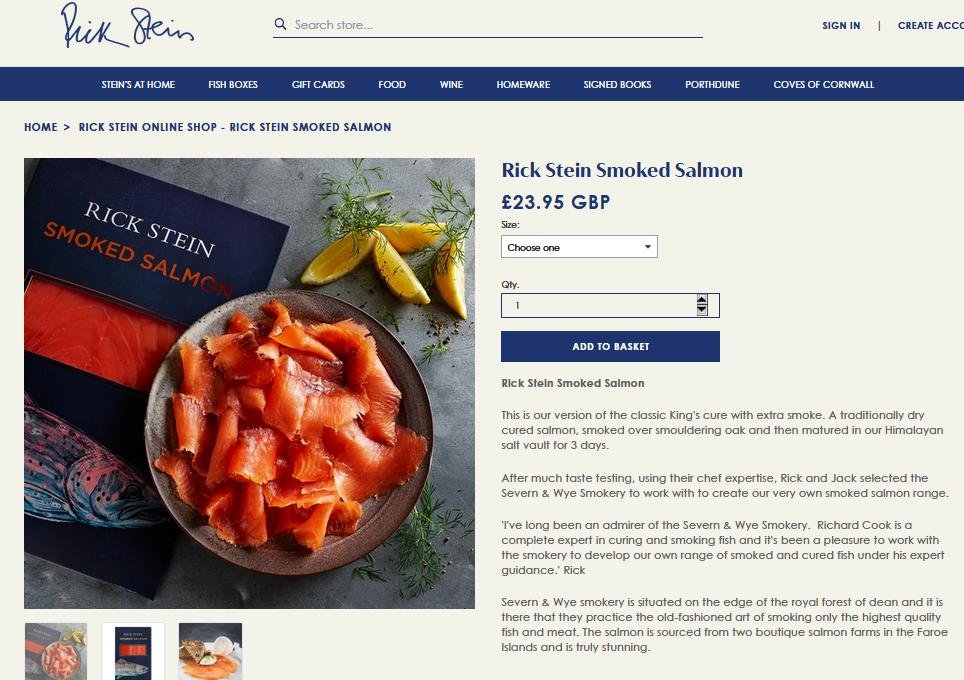 Rick Stein Victory #1