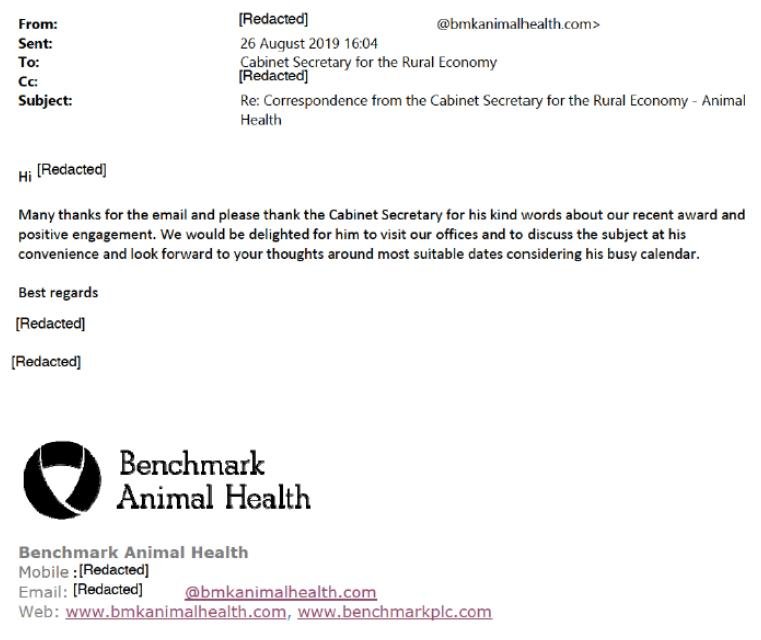 Fergus Ewing meeting Benchmark Sept 2019 #2 Fergus Ewing meeting Benchmark Sept 2019 #2