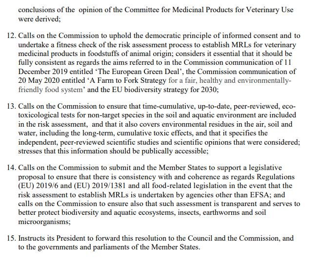 Imidacloprid EU Draft Motion for a Resolution 27 May 2021 #12