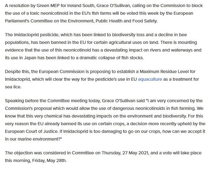 Imidacloprid EU Vote 28 May 2021 #4