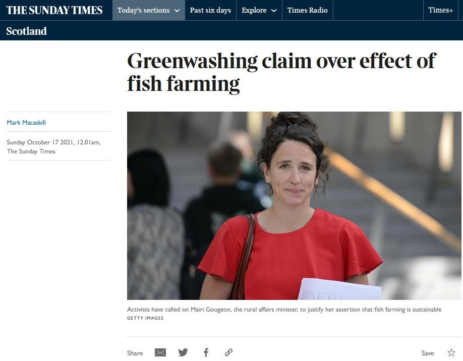 Sunday Times Greenwashed 17 Oct 2021 #1