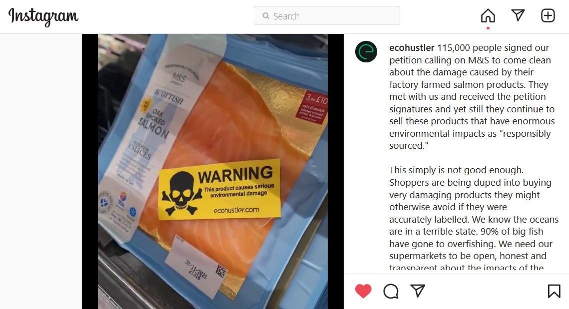 Ecohustler sticker M&S Frome Nov 2021 #1