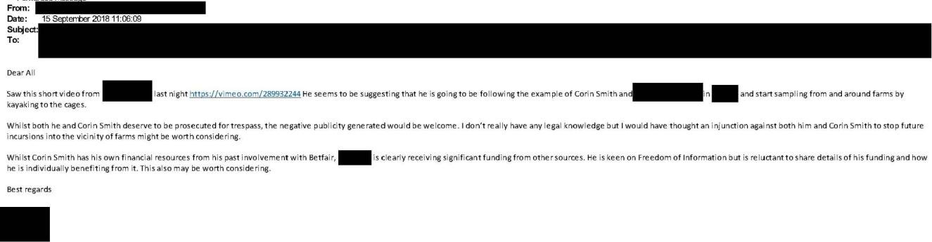 SSC prosecuted for trespass SSC prosecuted for trespass