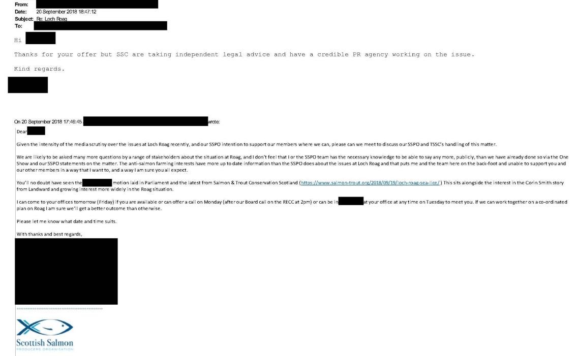 SSC refuse SSPO help on Roag SSC refuse SSPO help on Roag