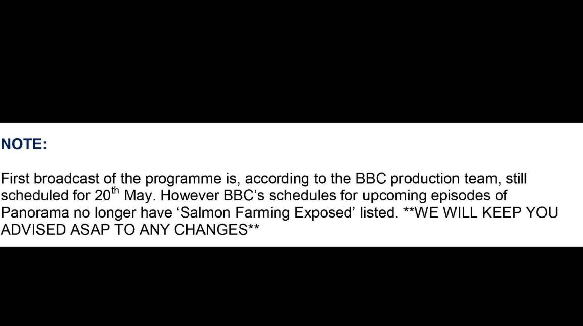 SSPO Panorama rebuttal preparations #2 SSPO Panorama rebuttal preparations #2