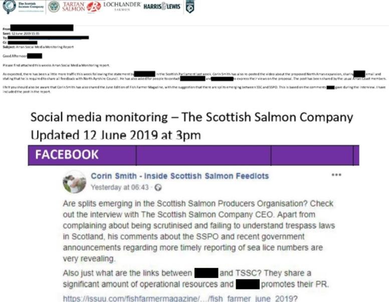 SSC Arran Social Media Monitoring report SSC Arran Social Media Monitoring report