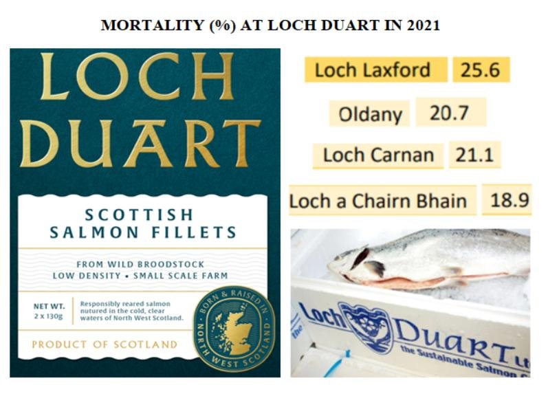 Mort Rates 2021 up to October Loch Duart Mort Rates 2021 up to October Loch Duart