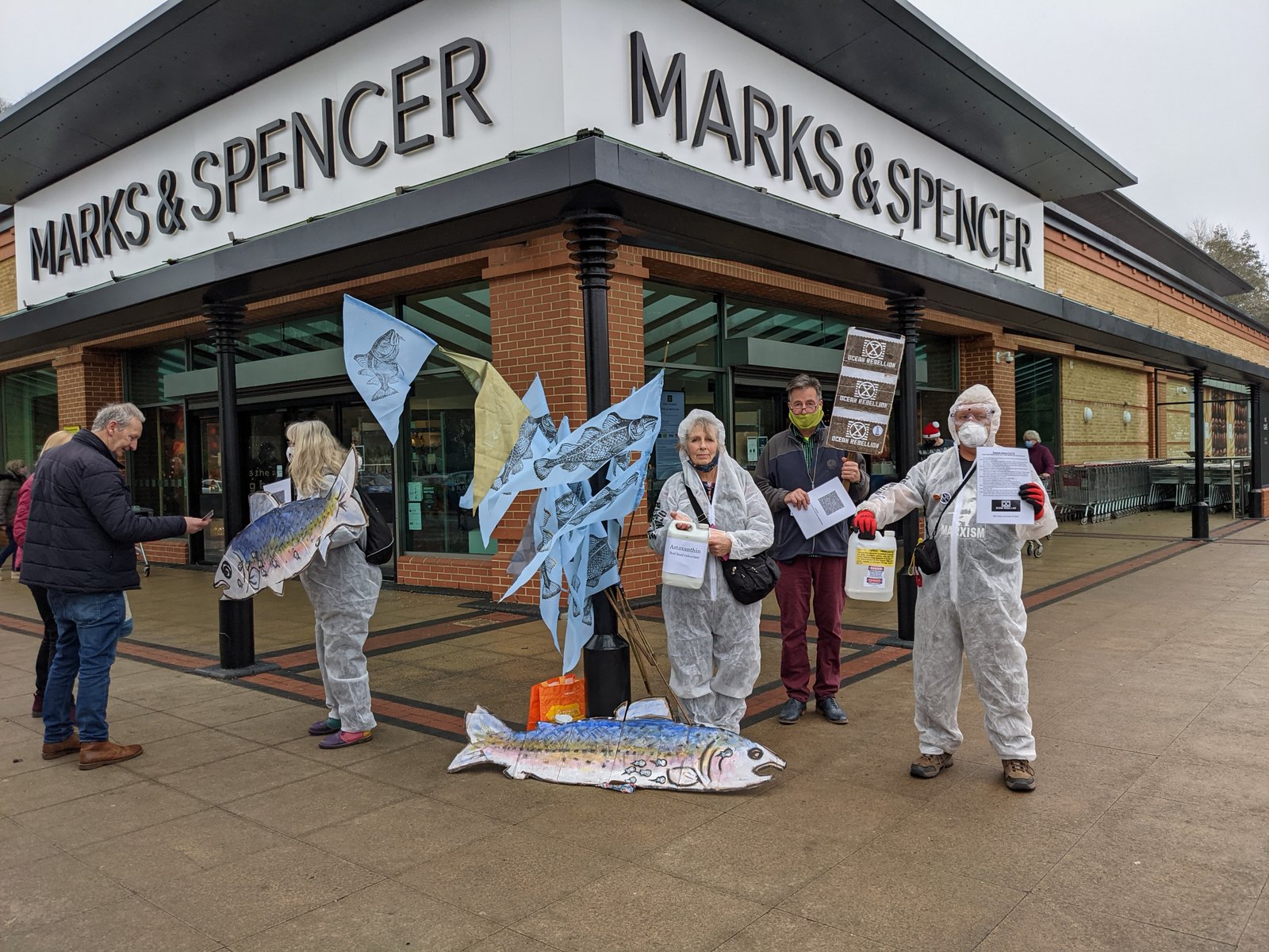 M&S protest Dec 2021 Devon #2 M&S protest Dec 2021 Devon #2