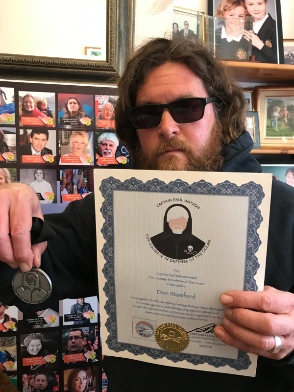 Captain Paul Watson award April 2021 #4