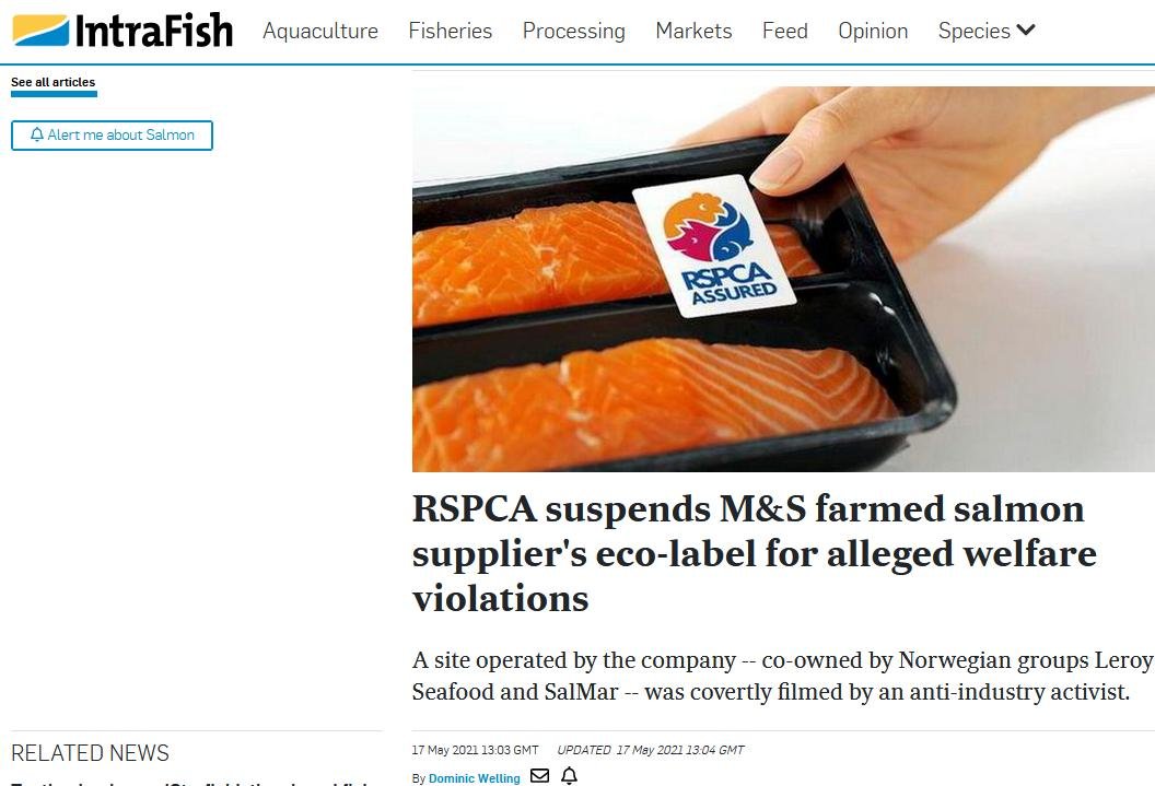 Intrafish 17 May 2021 #1 Intrafish 17 May 2021 #1