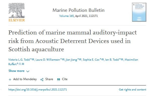 Marine Pollution Bulletin April 2021 #1