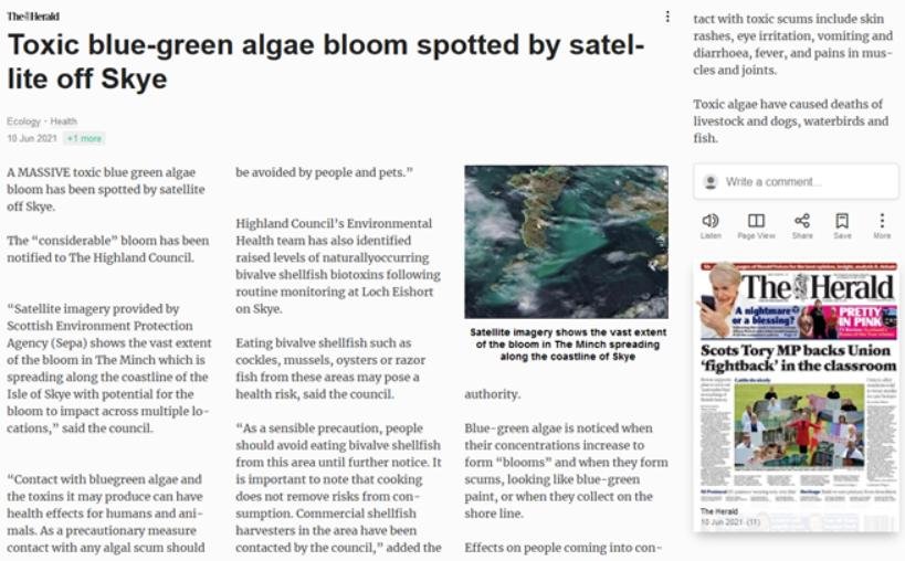 HAB blog June 2021 #1 HAB blog June 2021 #1