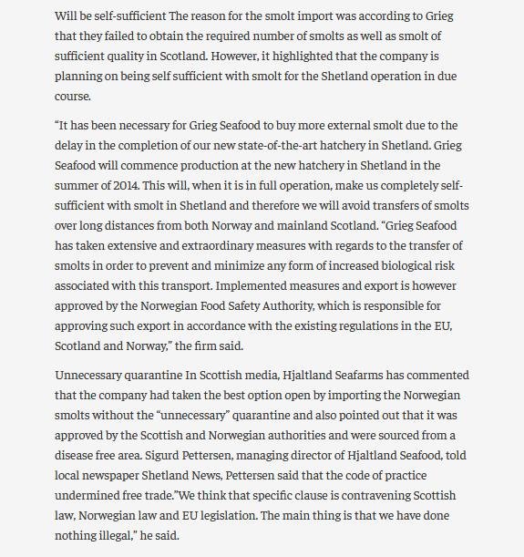 Salmondemic blog July 2021 #27 SSPO expelled Grieg