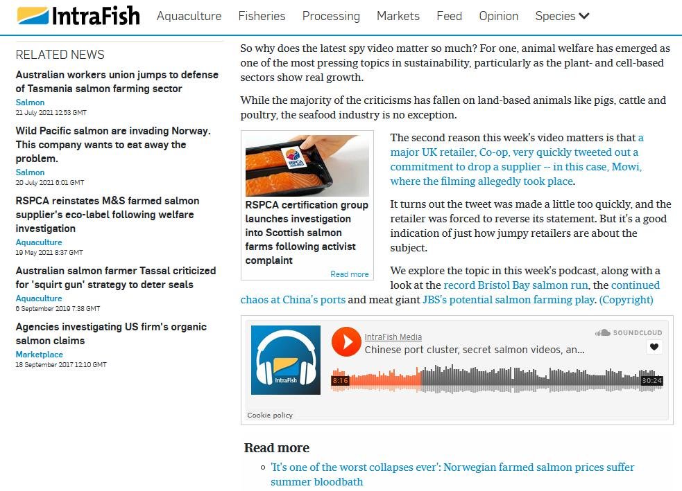 Intrafish Podcast July 2021 #3 Intrafish Podcast July 2021 #3