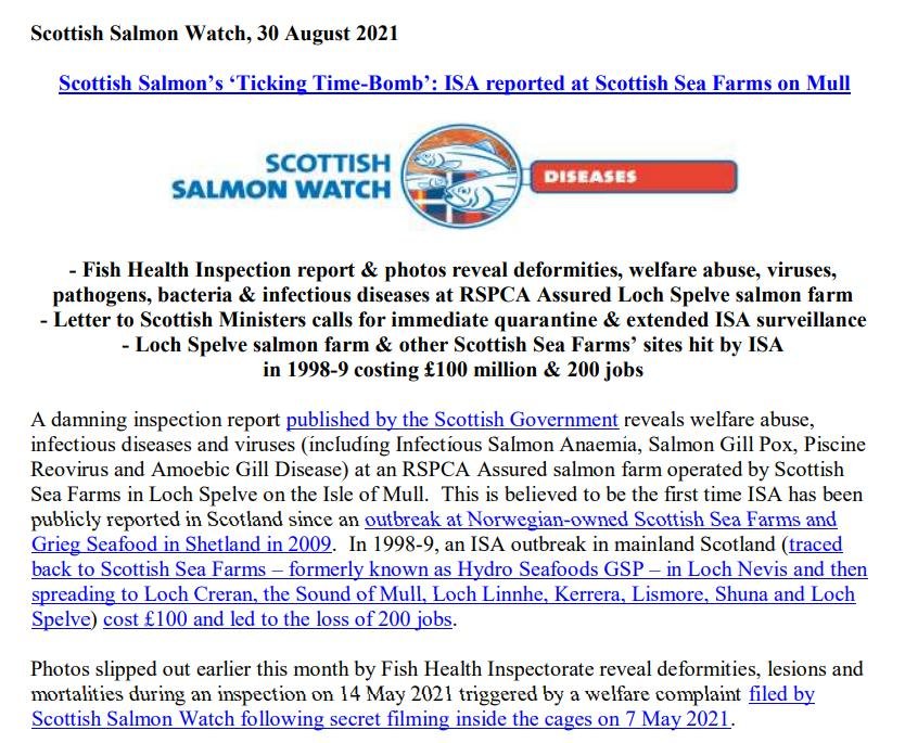 PR ISA in Loch Spelve 30 August 2021 #1 PR ISA in Loch Spelve 30 August 2021 #1