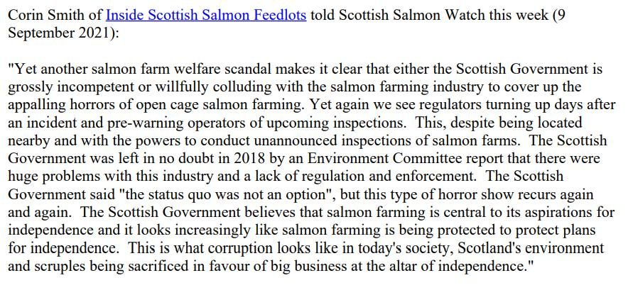 PR Horror Videos Reveal Welfare Abuse Inside Scottish Salmon & Trout Cages 12 September 2021 #7