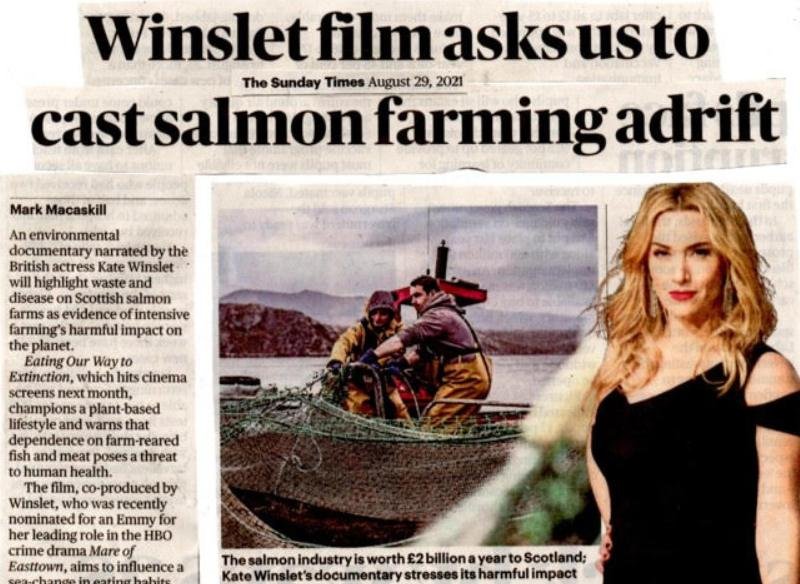 Sunday Times 29 Aug 2021 Winslet film newspaper version #1