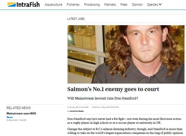Intrafish 11 Oct 2021 Mowi fed up with activist taking brains to court #13 Intrafish 11 Oct 2021 Mowi fed up with activist taking brains to court #13