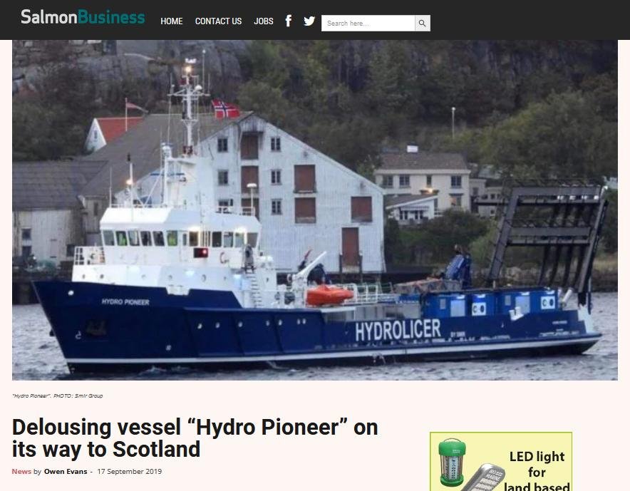 Hydrolicer arrives at West Strome 18 Oct 2021 #2