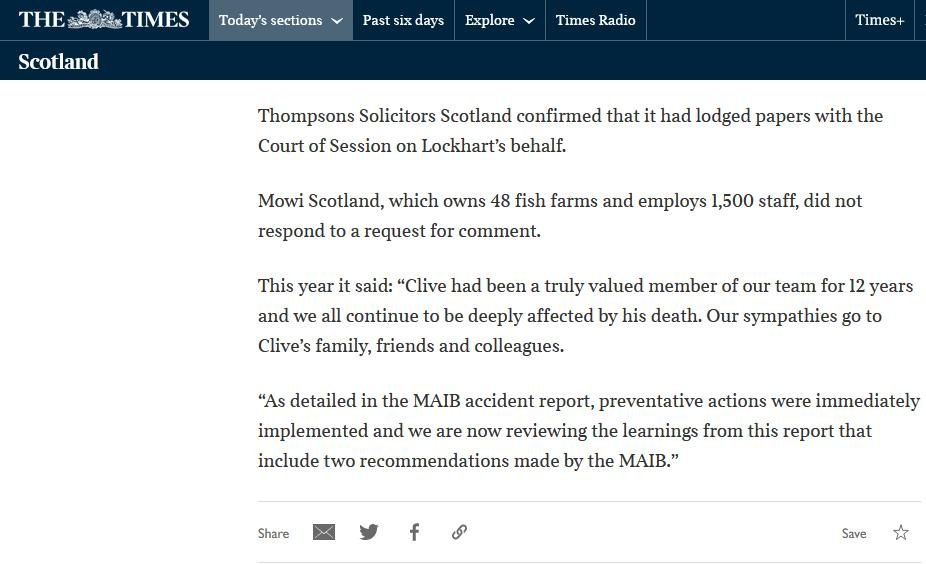 Times Woman suing Mowi 23 Nov 2021 #7