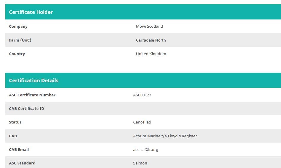 Cancelled #1 Carradale