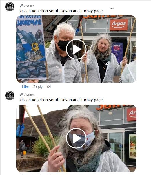 Ocean Rebellion Sainsburys protest Devon Feb 2022 #8 Ocean Rebellion Sainsburys protest Devon Feb 2022 #8