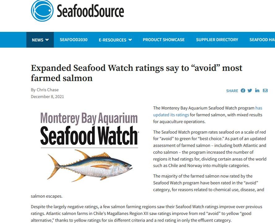 Seafood Source 8 Dec 2021 #1 Seafood Source 8 Dec 2021 #1